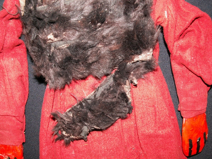 Pelliccia prima del restauro